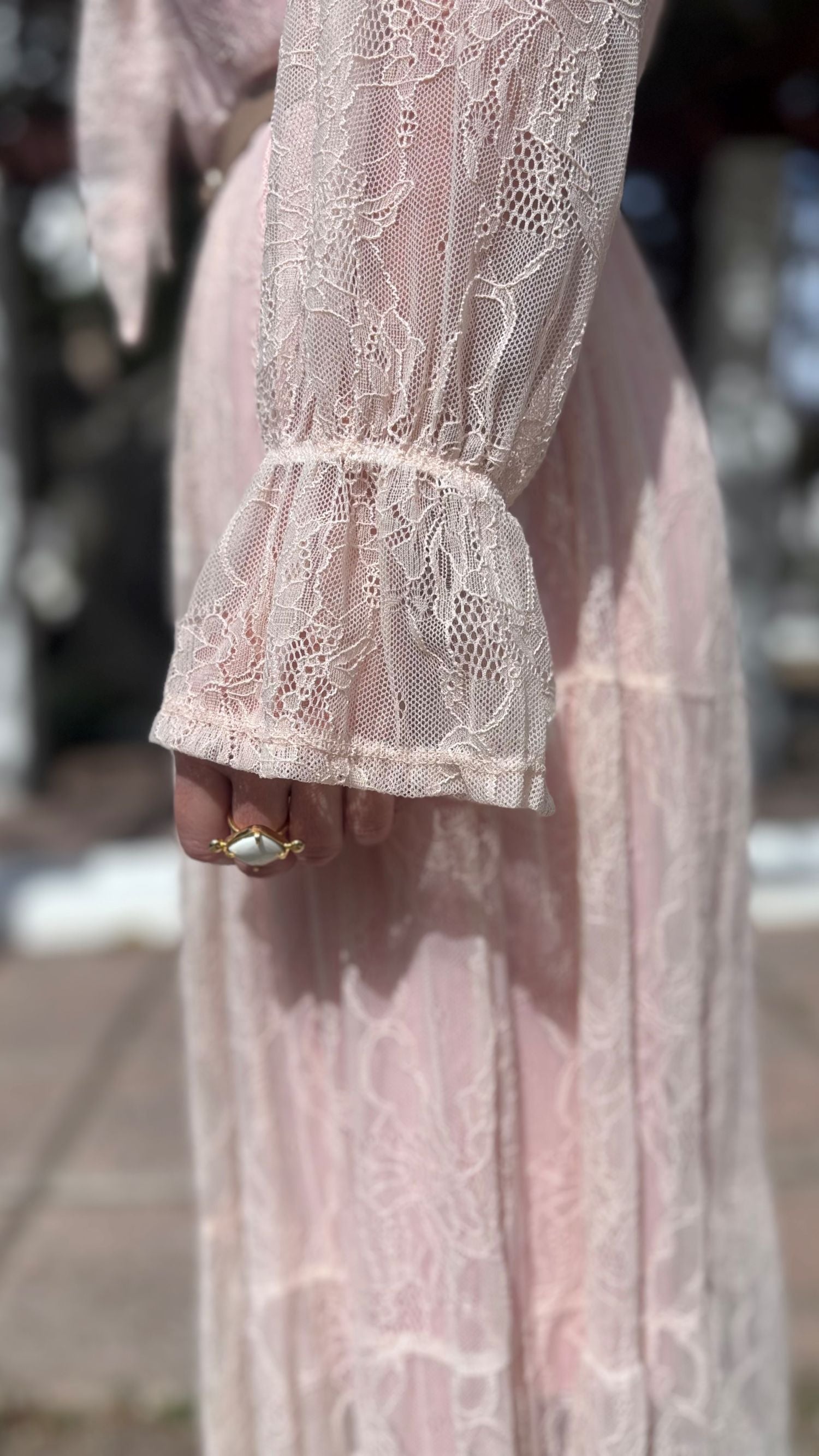 vestido encaje mujer