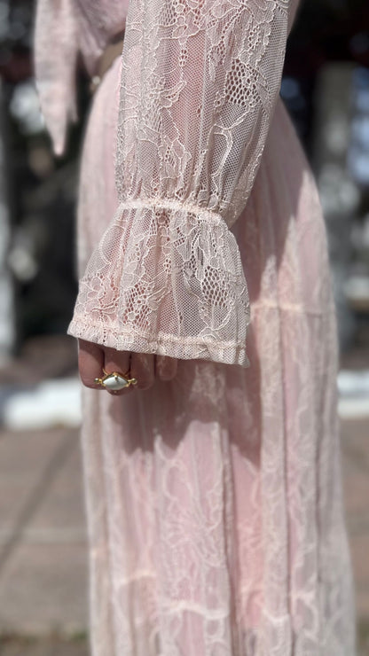 vestido encaje mujer