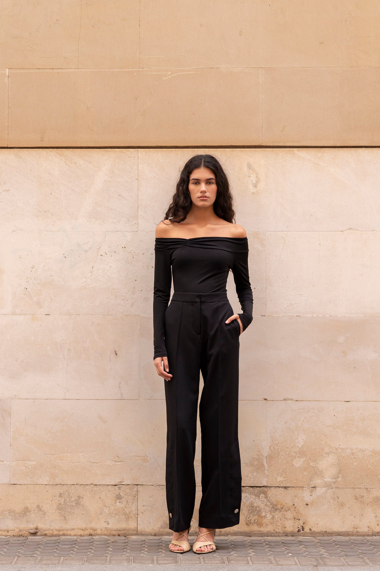 Body rojo hombros al descubierto - PODENCO