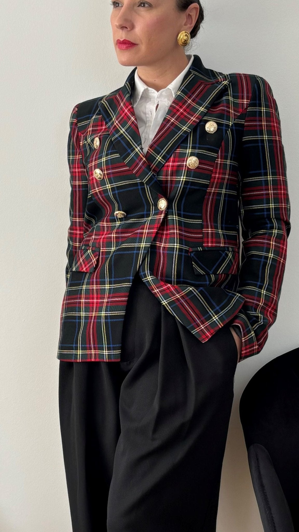 Chaqueta de cuadros tartán - PODENCO