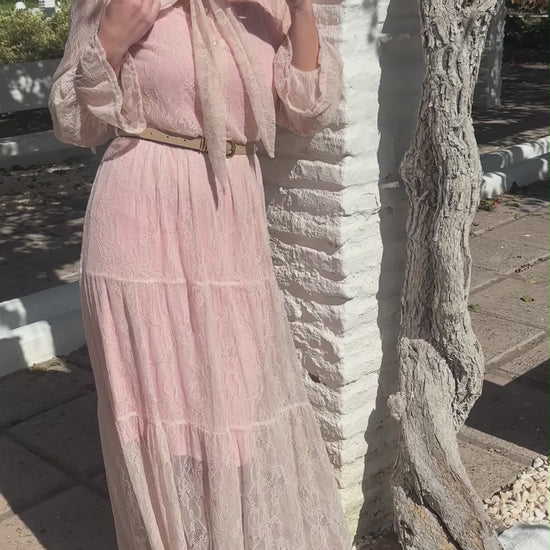 vestido encaje mujer